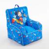 imageIdea Nuova Disney Mickey Mouse Kids Nylon Bean Bag Chair with Piping ampamp Top Carry Handle Large