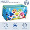imageIdea Nuova Baby Shark Collapsible Childrens Toy Storage Trunk Durable with LidBaby Shark