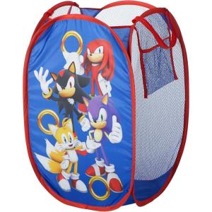 imageSonic the Hedgehog Pop Up Hamper with Durable Carry Handles for Laundry Nursery Storage 21 H x 135 W X 135 L