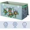 imageIdea Nuova Teenage Mutant Ninja Turtles Collapsible Storage Trunk Durable with Soft Lid 285quotx145quotx16quotIts Turtle Time