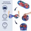 imagequotIdea Nuova Marvel Spiderman Pop Up Hamper with Durable Carry Handles 21quotquot H x 135quotquot W X 135quotquot Lquot red
