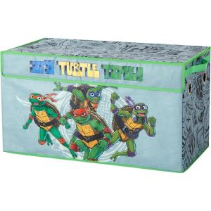 imageIdea Nuova Teenage Mutant Ninja Turtles Collapsible Storage Trunk Durable with Soft Lid 285quotx145quotx16quotIts Turtle Time