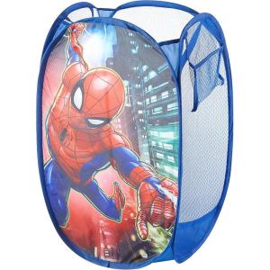 imagequotIdea Nuova Marvel Spiderman Pop Up Hamper with Durable Carry Handles 21quotquot H x 135quotquot W X 135quotquot Lquot red