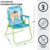 imageDreamWorks Trolls 3 Outdoor Portable Patio Chair with Folding Metal FrameAges 3Cocomelon