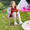 imageDreamWorks Trolls 3 Outdoor Portable Patio Chair with Folding Metal FrameAges 3Gabbys Dollhouse