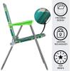 imageDreamWorks Trolls 3 Outdoor Portable Patio Chair with Folding Metal FrameAges 3Jurassic World