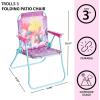 imageDreamWorks Trolls 3 Outdoor Portable Patio Chair with Folding Metal FrameAges 3Trolls