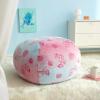imageDreamWorks Trolls Embossed Faux Fur Round Bean Bag Chair for KidsLittle Mermaid