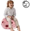 imageDreamWorks Trolls Embossed Faux Fur Round Bean Bag Chair for KidsSpiderman