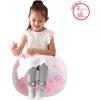 imageDreamWorks Trolls Embossed Faux Fur Round Bean Bag Chair for KidsTrolls