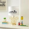imageIdea Nuova Harry Potter Figural Gold Wire Base Table Lamp with Printed Hogwarts Shade 16quot HMickey Mouse
