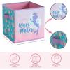 imageIdea Nuova Stitch Set of 2 Durable Storage Cubes with Handles 10quotx10quotx10quot CubesLittle Mermaid