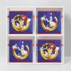 imageIdea Nuova Stitch Set of 2 Durable Storage Cubes with Handles 10quotx10quotx10quot CubesSonic