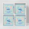 imageIdea Nuova Stitch Set of 2 Durable Storage Cubes with Handles 10quotx10quotx10quot CubesStitch