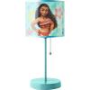 imageIdea Nuova Disney Moana Stick Table Kids Lamp with Pull Chain Themed Printed Decorative Shade
