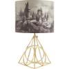 imageIdea Nuova Harry Potter Figural Gold Wire Base Table Lamp with Printed Hogwarts Shade 16quot HHarry Potter