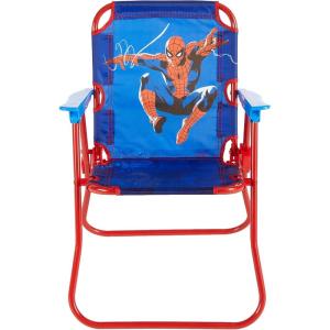 imageDreamWorks Trolls 3 Outdoor Portable Patio Chair with Folding Metal FrameAges 3Spiderman