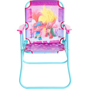 imageDreamWorks Trolls 3 Outdoor Portable Patio Chair with Folding Metal FrameAges 3Trolls
