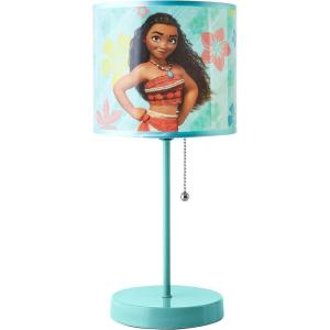 imageIdea Nuova Disney Moana Stick Table Kids Lamp with Pull Chain Themed Printed Decorative Shade