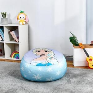 imageIdea Nuova Disney Wish Spandex Smooshie Bean Bag ChairKids Comfortable Seating and Room DcorFrozen