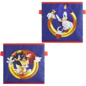 imageIdea Nuova Stitch Set of 2 Durable Storage Cubes with Handles 10quotx10quotx10quot CubesSonic