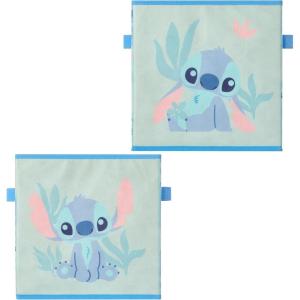 imageIdea Nuova Stitch Set of 2 Durable Storage Cubes with Handles 10quotx10quotx10quot CubesStitch