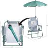 imageIdea Nuova Batman Kids Outdoor Folding Beach Chair with UmbrellaPortable Camp Chair for Ages 3 Lightweight ampamp Compact for Beach Camping and BackyardJurassic World