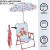 imageIdea Nuova Batman Kids Outdoor Folding Beach Chair with UmbrellaPortable Camp Chair for Ages 3 Lightweight ampamp Compact for Beach Camping and BackyardSpidey and His Amazing Friends