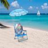 imageIdea Nuova Batman Kids Outdoor Folding Beach Chair with UmbrellaPortable Camp Chair for Ages 3 Lightweight ampamp Compact for Beach Camping and BackyardAvengers