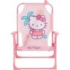imageIdea Nuova Batman Kids Outdoor Folding Beach Chair with UmbrellaPortable Camp Chair for Ages 3 Lightweight ampamp Compact for Beach Camping and BackyardHello Kitty