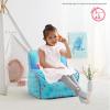 imageIdea Nuova Disney Little Mermaid Ariel Toddler Square Bean Bag Chair with Piping ampamp Top Carry HandleLittle Mermaid