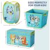 imageIdea Nuova Hello Kitty 4 Piece Storage Solution Set with Pop Up Hamper Collapsible Storage Trunk and 2 Nestable Storage BinsBluey