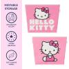 imageIdea Nuova Hello Kitty 4 Piece Storage Solution Set with Pop Up Hamper Collapsible Storage Trunk and 2 Nestable Storage BinsHello Kitty