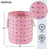 imageIdea Nuova Sanrio Hello Kitty 3 Piece Fabric Storage Basket Set Pink Nestable Toy Storage Bins with Rope Handles  Kids Bedroom ampamp Nursery OrganizerHello Kitty