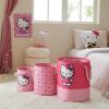 imageIdea Nuova Sanrio Hello Kitty 3 Piece Fabric Storage Basket Set Pink Nestable Toy Storage Bins with Rope Handles  Kids Bedroom ampamp Nursery OrganizerHello Kitty