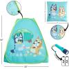 imageMarvel Spidey and His Amazing Friends 3 Piece Adventure Slumber SetPopUp Play TentPillow ampamp FlashlightFun Playhouse for Kids Ages 3Bluey