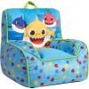 imageIdea Nuova Disney Little Mermaid Ariel Toddler Square Bean Bag Chair with Piping ampamp Top Carry HandleBaby Shark