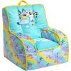 imageIdea Nuova Disney Little Mermaid Ariel Toddler Square Bean Bag Chair with Piping ampamp Top Carry HandleBluey