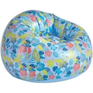imageDisney Stitch Portable Inflatable Gaming ChairKids Fun Comfy Lounge Seat Ideal for Playrooms and Room DcorStitch