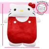 imageSanrio Hello Kitty Oversized Floor Lounger for KidsSoft Plush Chair with Pillow and CushionComfortable Portable NapPlay MatHello Kitty