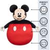imageSanrio Hello Kitty Oversized Floor Lounger for KidsSoft Plush Chair with Pillow and CushionComfortable Portable NapPlay MatMickey Mouse