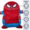 imageSanrio Hello Kitty Oversized Floor Lounger for KidsSoft Plush Chair with Pillow and CushionComfortable Portable NapPlay MatSpiderman