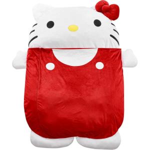 imageSanrio Hello Kitty Oversized Floor Lounger for KidsSoft Plush Chair with Pillow and CushionComfortable Portable NapPlay MatHello Kitty