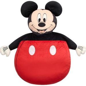 imageSanrio Hello Kitty Oversized Floor Lounger for KidsSoft Plush Chair with Pillow and CushionComfortable Portable NapPlay MatMickey Mouse