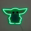 imageIdea Nuova Star Wars The Mandalorian featuring The Child LED Neon Figural Mounted Wall Art 118quot L x 756quot H x 55quot D