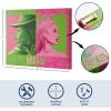 imageIdea Nuova Wicked the Movie Glinda and Elphaba Canvas Wall Art with Embroidery Detail 14quot Wx11 H