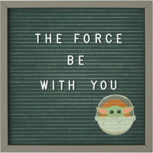 imageIdea Nuova JoJo Siwa Push Pin Letter Memo Board with 145 Characters 12quotx12quotStar Wars the Mandalorian
