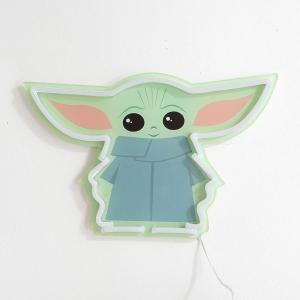 imageIdea Nuova Star Wars The Mandalorian featuring The Child LED Neon Figural Mounted Wall Art 118quot L x 756quot H x 55quot D