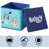 imageIdea Nuova Bluey Collapsible Fabric Storage Cube10 Organizer Bin with Lid for Bedroom Playroom and ClosetBluey