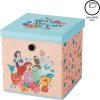 imageIdea Nuova Bluey Collapsible Fabric Storage Cube10 Organizer Bin with Lid for Bedroom Playroom and ClosetPrincess
